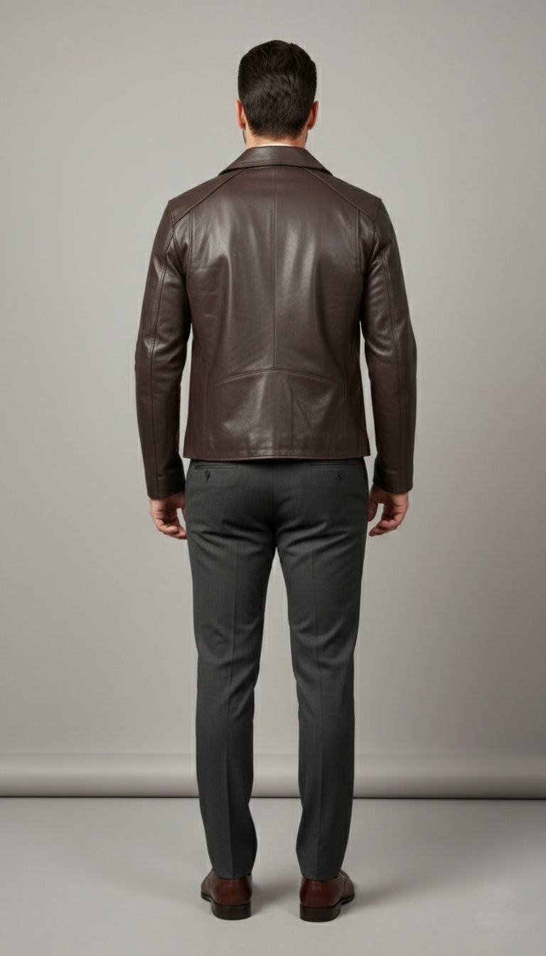 Elegant leather jacket