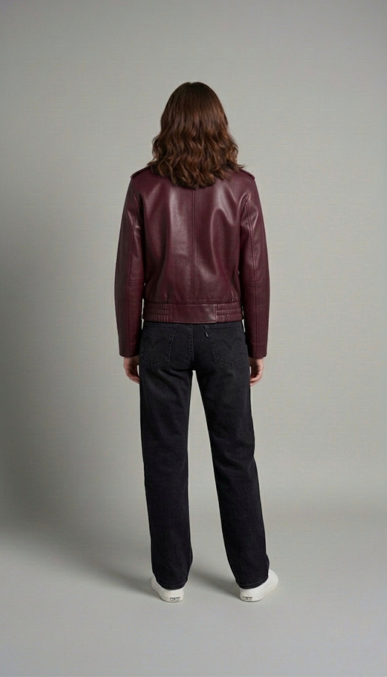 Premium Leather Jacket – Timeless Elegance