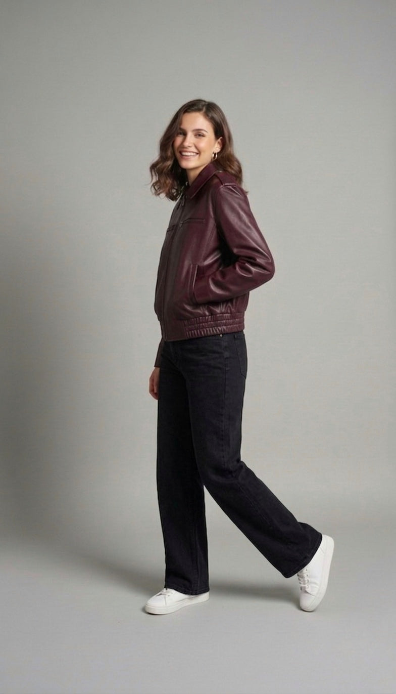 Premium Leather Jacket – Timeless Elegance
