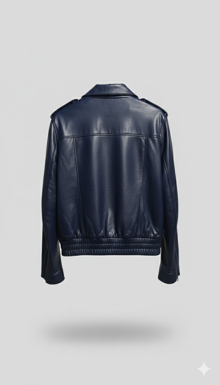 Unisex leather jacket