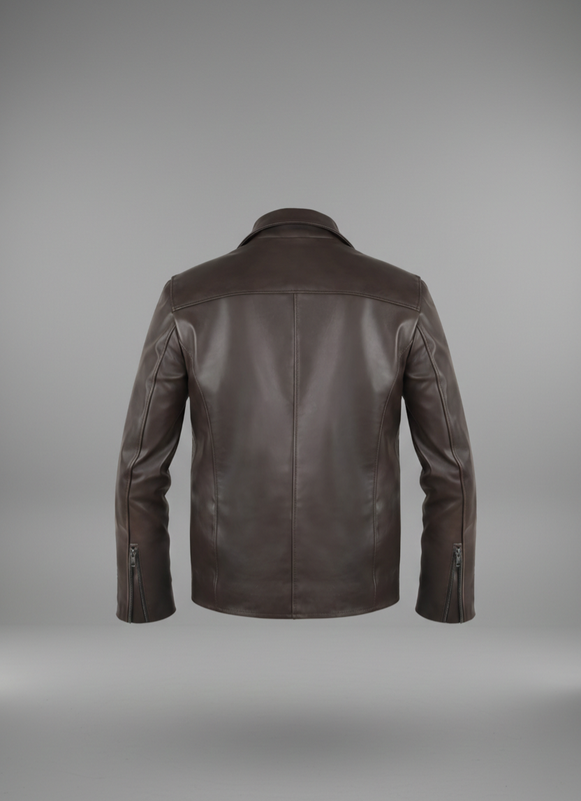 Elegant leather jacket